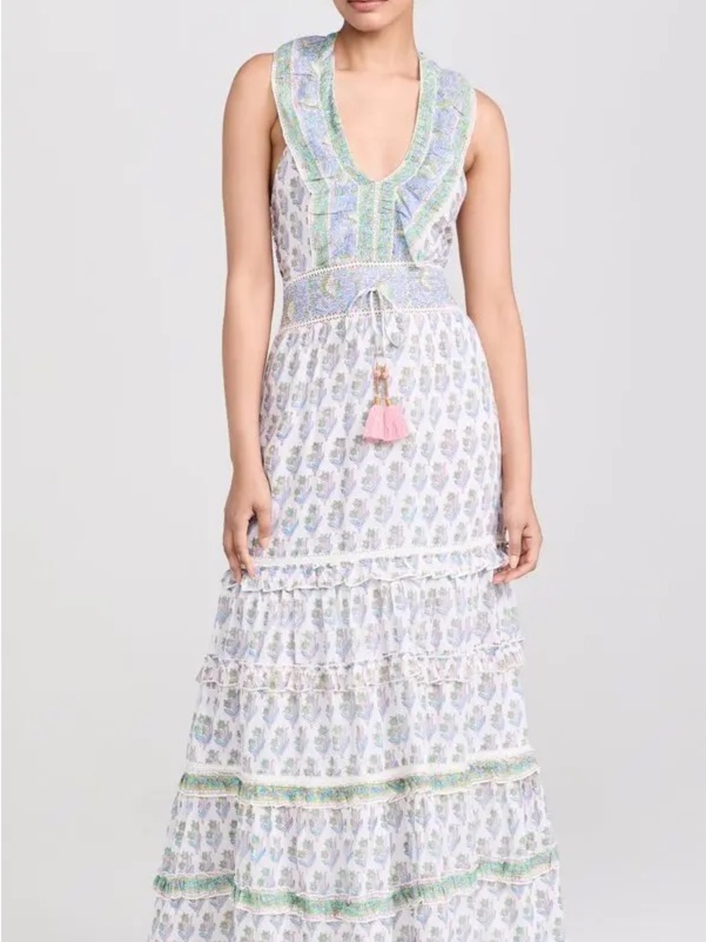 Bell by Alicia Bell Sleeveless White Floral Maxi Dress from Shopbop